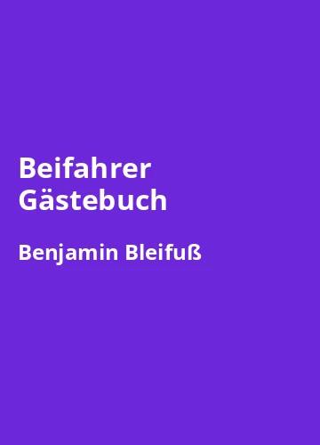 Beifahrer Gästebuch – Buchzusammenfassung auf Deutsch